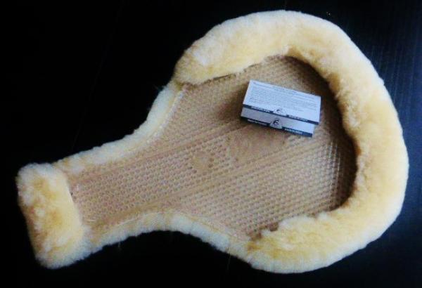 Acavallo Tennisschläger-Pad mit Lammfellunterseite